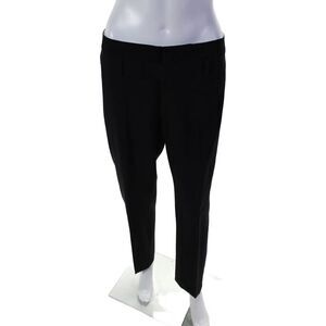 Alvin Valley Womens High Rise Creased Slim Leg Dress Pants Black Size Medium